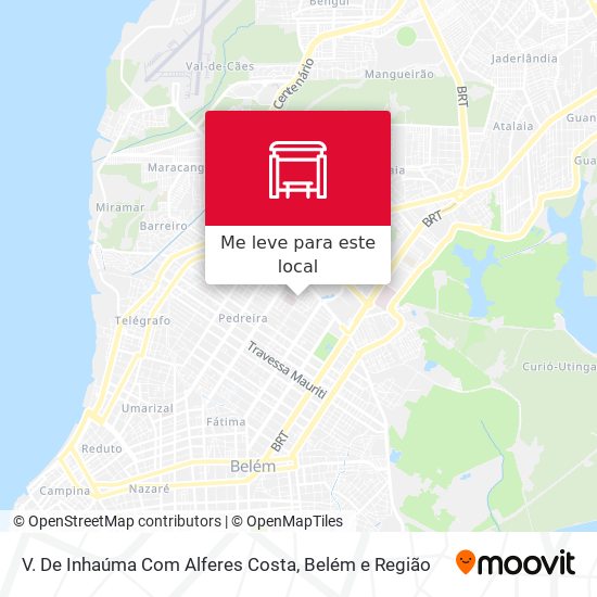 V. De Inhaúma Com Alferes Costa mapa