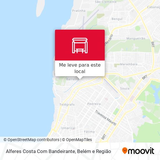 Alferes Costa Com Bandeirante mapa