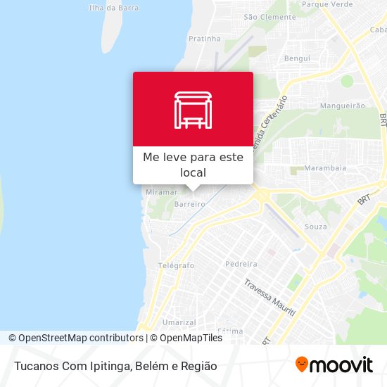 Tucanos Com Ipitinga mapa