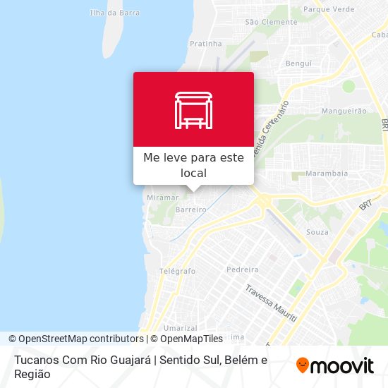 Tucanos Com Rio Guajará | Sentido Sul mapa