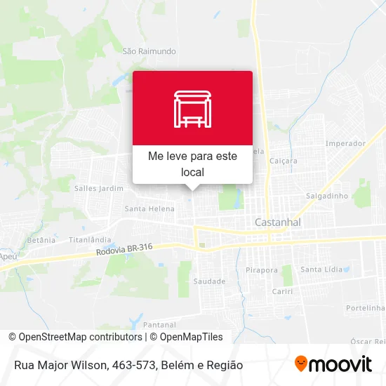 Rua Major Wilson, 463-573 mapa