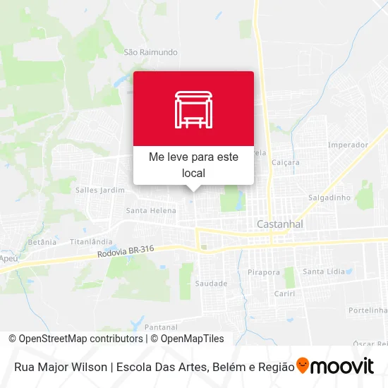 Rua Major Wilson | Escola Das Artes mapa