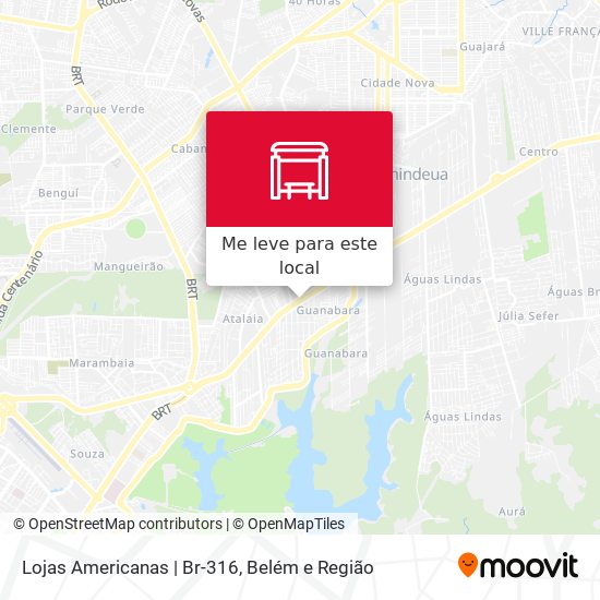 Lojas Americanas | Br-316 mapa