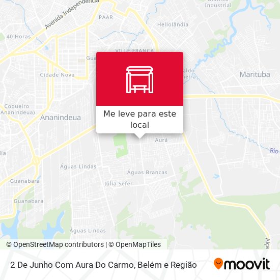 2 De Junho Com Aura Do Carmo mapa