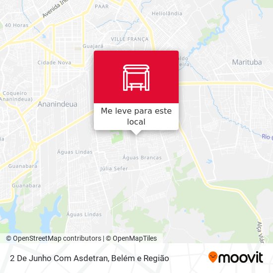2 De Junho Com Asdetran mapa