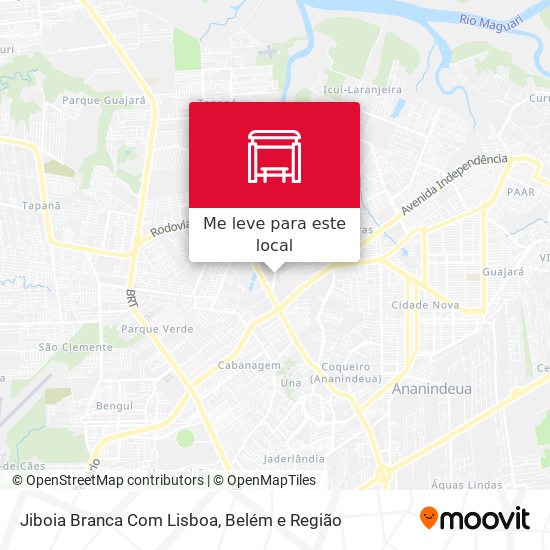 Jiboia Branca Com Lisboa mapa