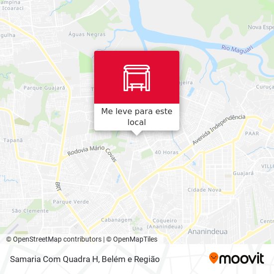 Samaria Com Quadra H mapa