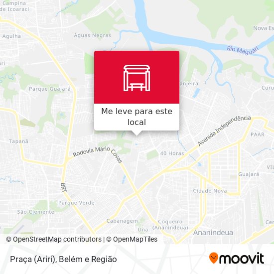 Praça (Ariri) mapa