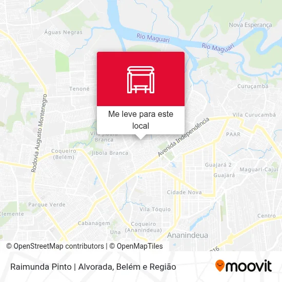 Raimunda Pinto | Alvorada mapa
