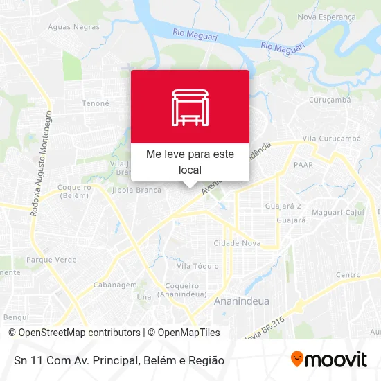 Sn 11 Com Av. Principal mapa