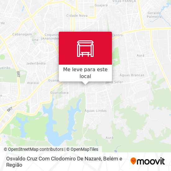 Osvaldo Cruz Com Clodomiro De Nazaré mapa