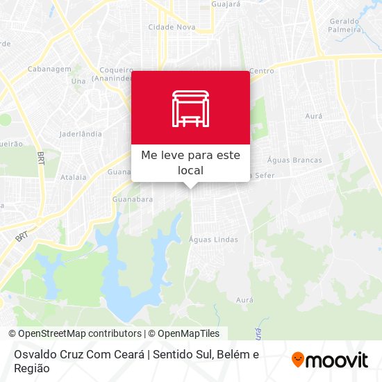 Osvaldo Cruz Com Ceará | Sentido Sul mapa