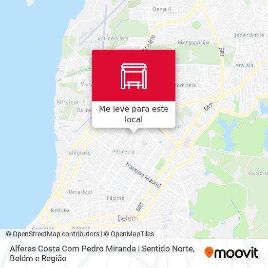 Alferes Costa Com Pedro Miranda | Sentido Norte mapa