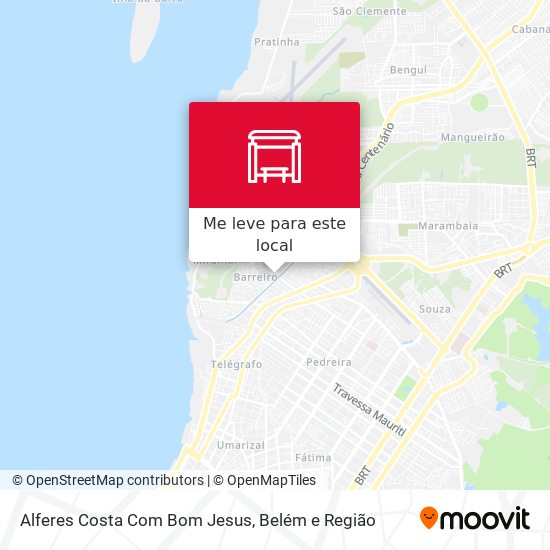 Alferes Costa Com Bom Jesus mapa
