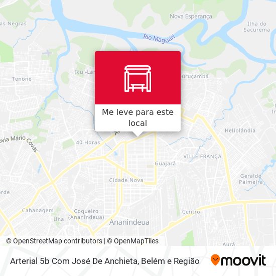 Arterial 5b Com José De Anchieta mapa