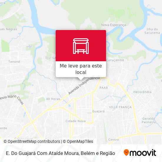 E. Do Guajará Com Ataíde Moura mapa