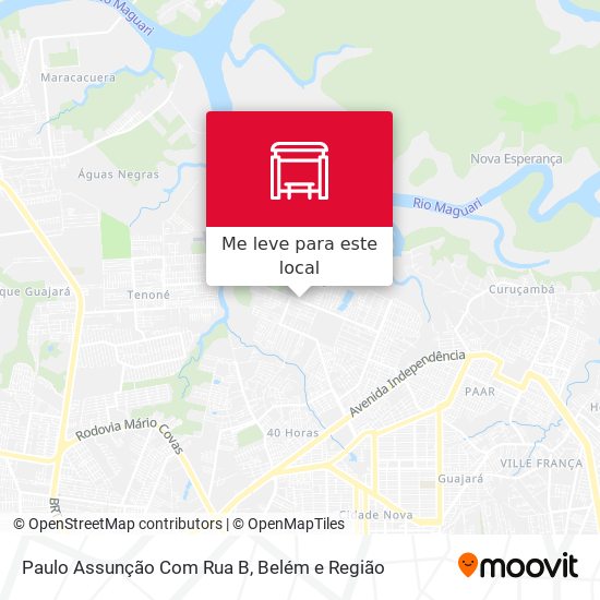 Paulo Assunção Com Rua B mapa
