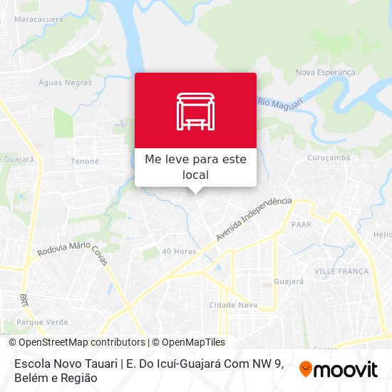 Escola Novo Tauari | E. Do Icuí-Guajará Com NW 9 mapa