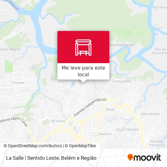 La Salle | Sentido Leste mapa