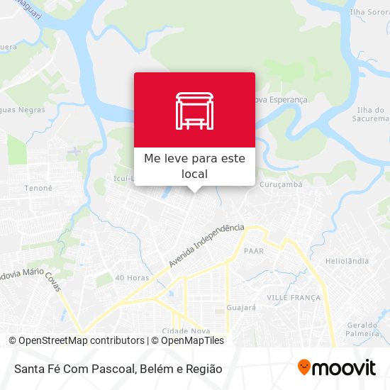 Santa Fé Com Pascoal mapa