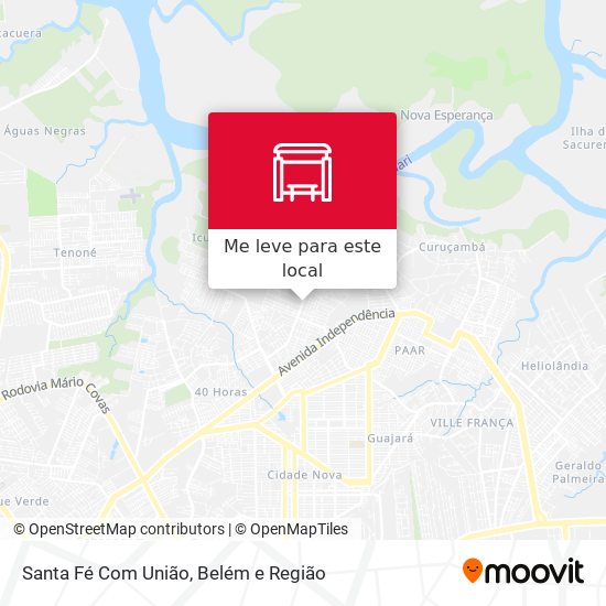Santa Fé Com União mapa