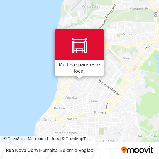 Rua Nova Com Humaitá mapa