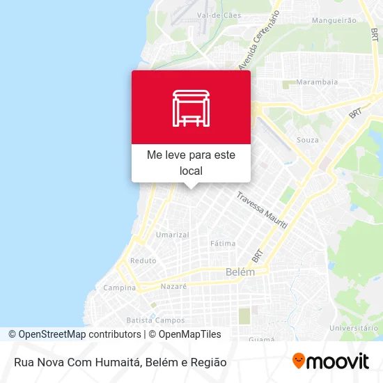 Rua Nova Com Humaitá mapa