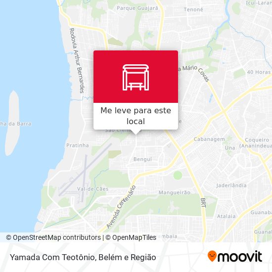 Yamada Com Teotônio mapa