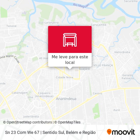 Sn 23 Com We 67 | Sentido Sul mapa