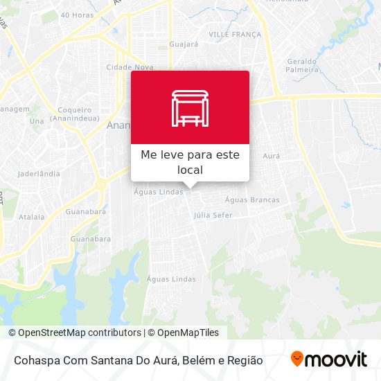 Cohaspa Com Santana Do Aurá mapa