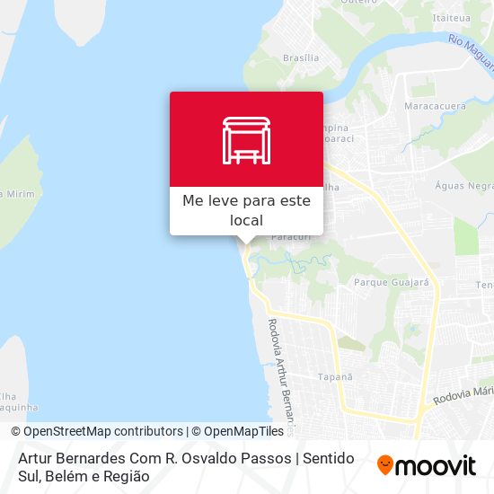 Artur Bernardes Com R. Osvaldo Passos | Sentido Sul mapa