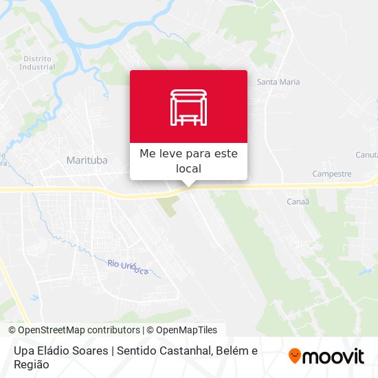 Upa Eládio Soares | Sentido Castanhal mapa