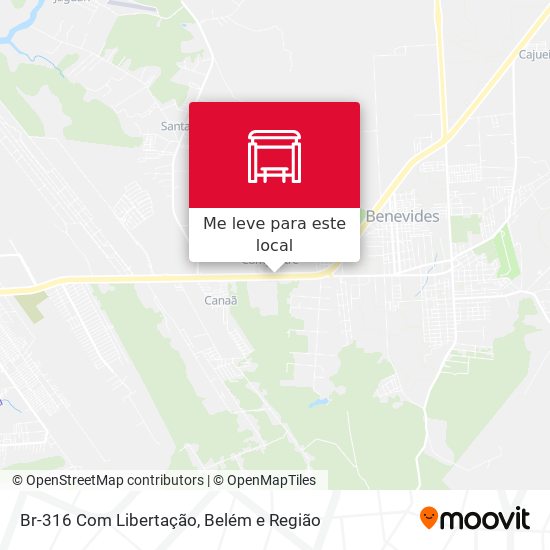 Br-316 Com Libertação mapa