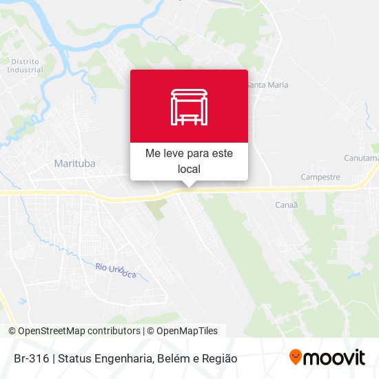 Br-316 | Status Engenharia mapa