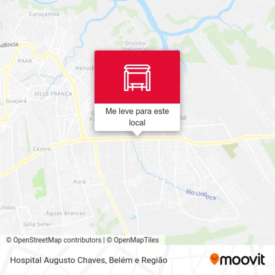 Hospital Augusto Chaves mapa