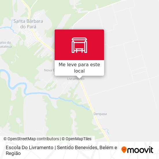 Escola Do Livramento | Sentido Benevides mapa