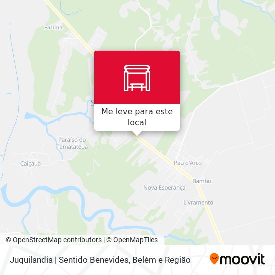 Juquilandia | Sentido Benevides mapa