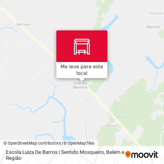 Escola Luíza De Barros | Sentido Mosqueiro mapa