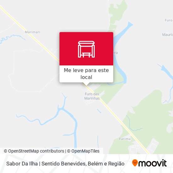 Sabor Da Ilha | Sentido Benevides mapa