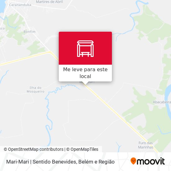 Mari-Mari | Sentido Benevides mapa