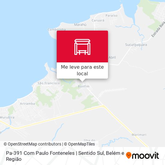 Pa-391 Com Paulo Fonteneles | Sentido Sul mapa