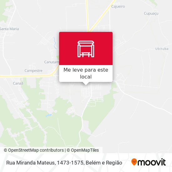 Rua Miranda Mateus, 1473-1575 mapa