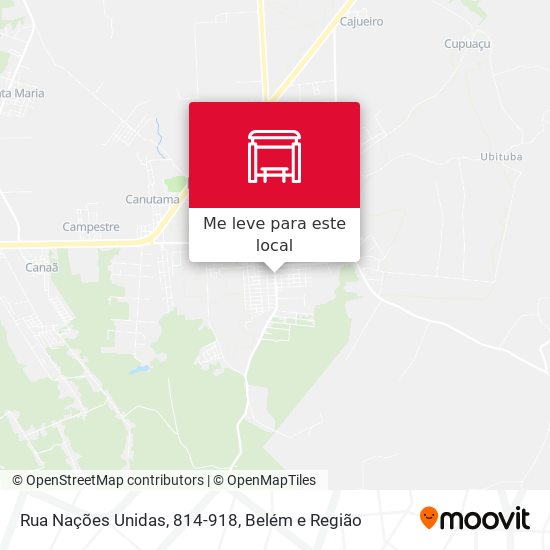 Rua Nações Unidas, 814-918 mapa