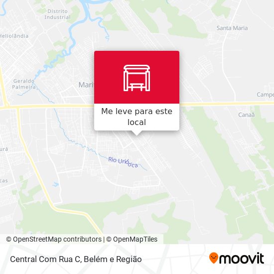 Central Com Rua C mapa