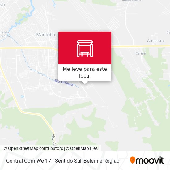 Central Com We 17 | Sentido Sul mapa