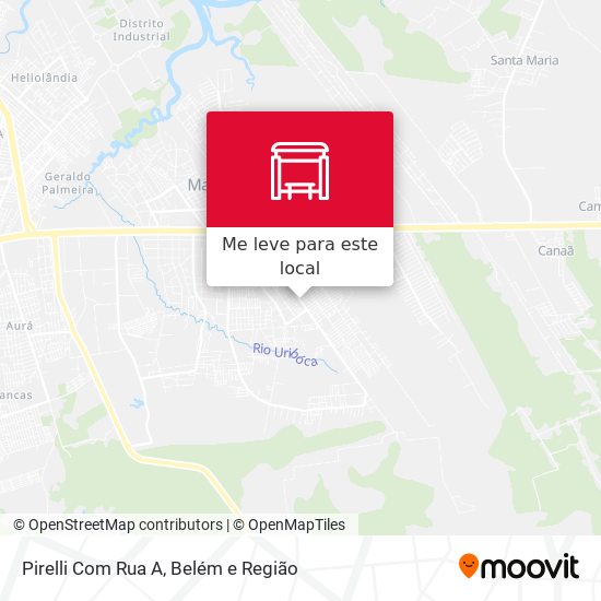 Pirelli Com Rua A mapa