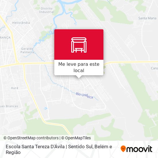 Escola Santa Tereza D'Ávila | Sentido Sul mapa