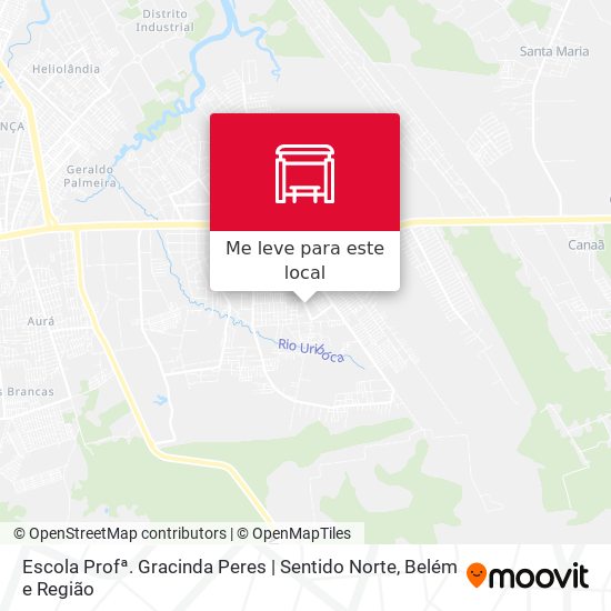 Escola Profª. Gracinda Peres | Sentido Norte mapa