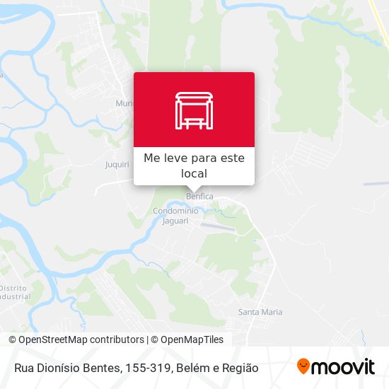 Rua Dionísio Bentes, 155-319 mapa