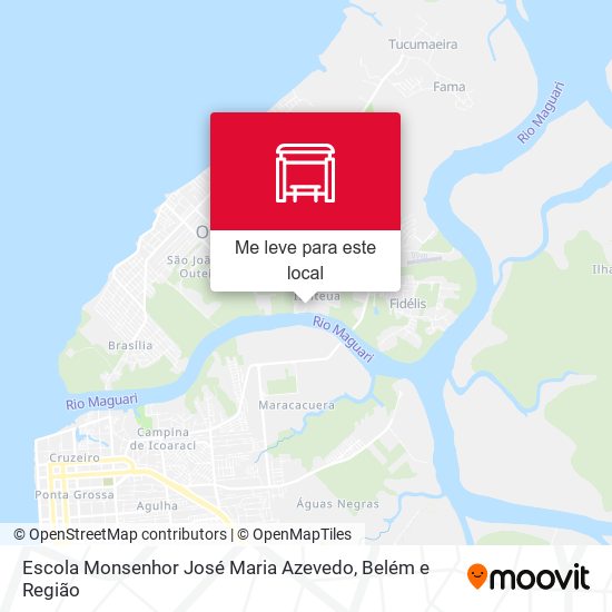 Escola Monsenhor José Maria Azevedo mapa